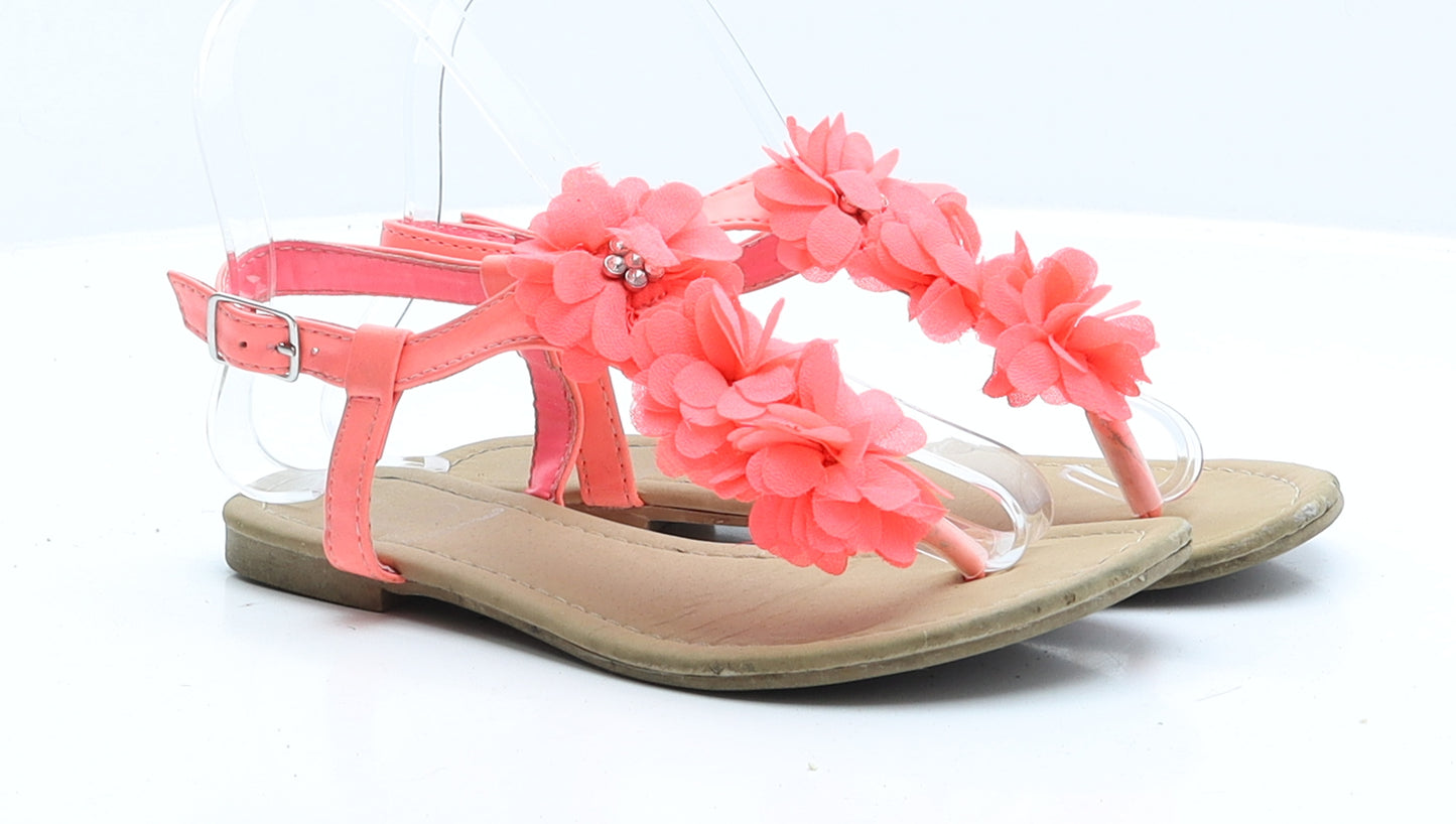 Young Dimension Womens Pink Polyester Slingback Sandal UK 3 EUR 36