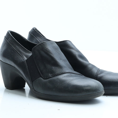 Preworn Womens Black  Polyester Court Heel UK 4 EUR 37 US 6