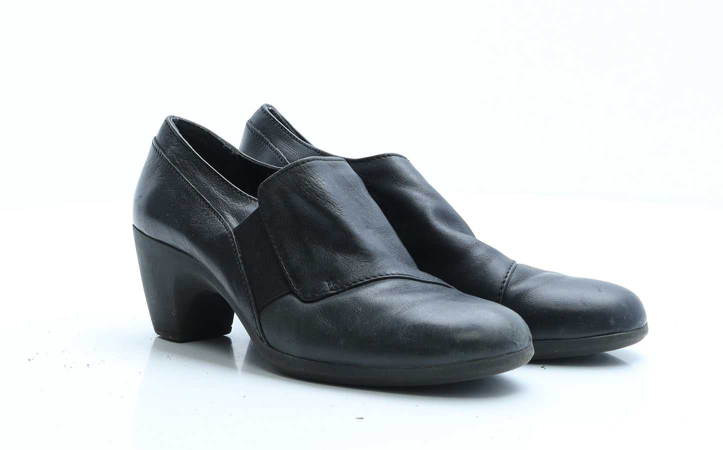 Preworn Womens Black  Polyester Court Heel UK 4 EUR 37 US 6