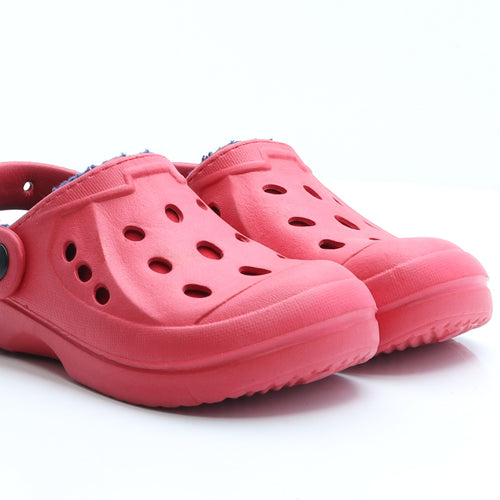 Preworn Boys Red  Rubber Clog  UK 12 12 EUR 31