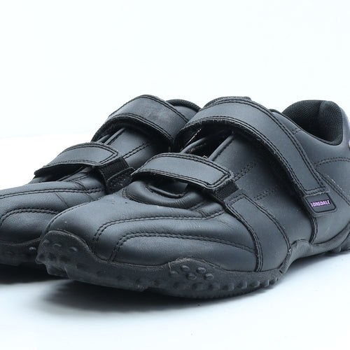 Lonsdale Womens Black Colourblock Polyester Trainer UK 5.5 EUR 38.5
