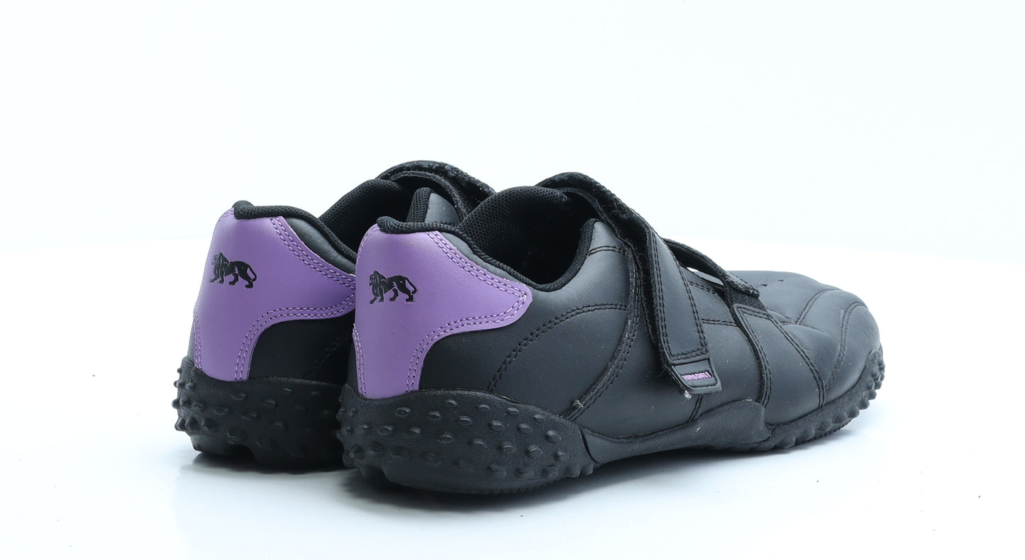 Lonsdale Womens Black Colourblock Polyester Trainer UK 5.5 EUR 38.5