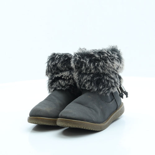 Walkright Girls Grey Polyester Chelsea Boot UK 7