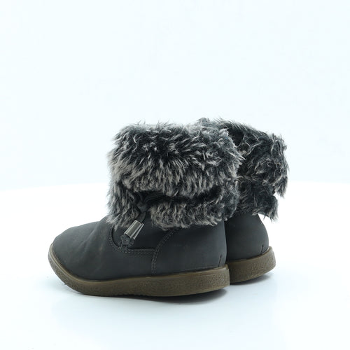 Walkright Girls Grey Polyester Chelsea Boot UK 7