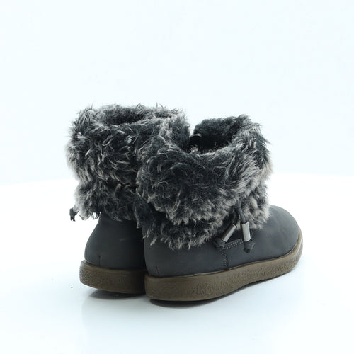 Walkright Girls Grey Polyester Chelsea Boot UK 7