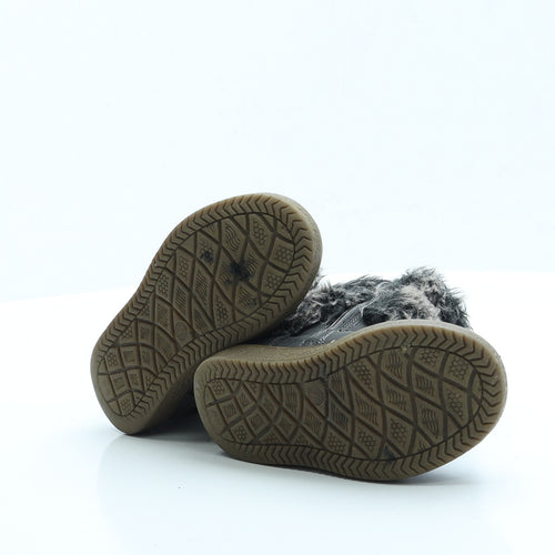 Walkright Girls Grey Polyester Chelsea Boot UK 7