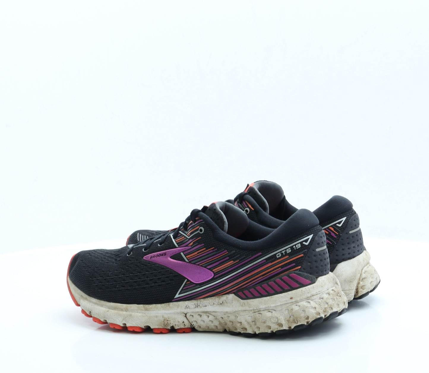 Brooke Mens Black Fabric Trainer UK 9