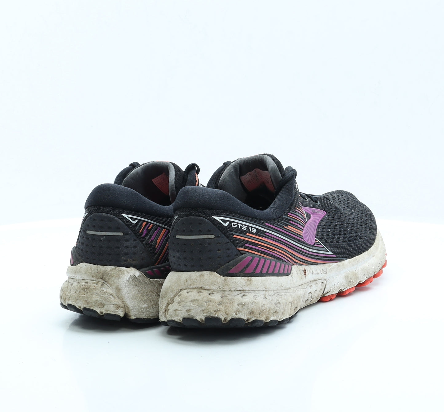 Brooke Mens Black Fabric Trainer UK 9
