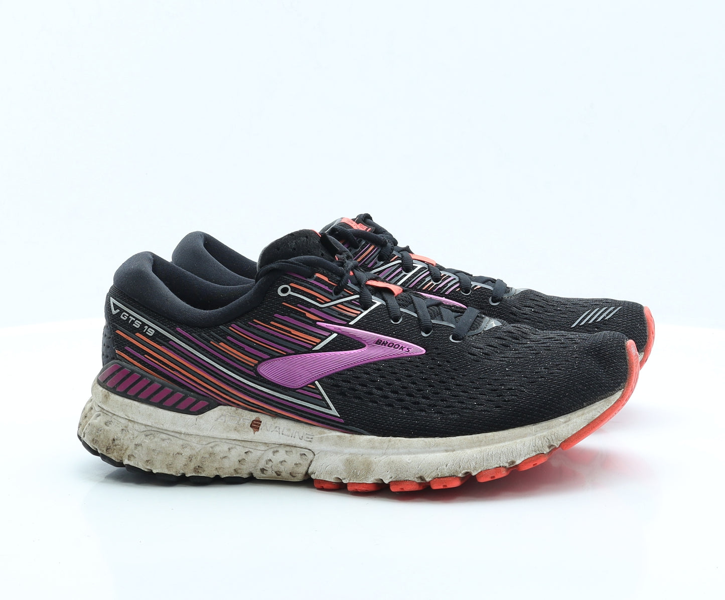 Brooke Mens Black Fabric Trainer UK 9