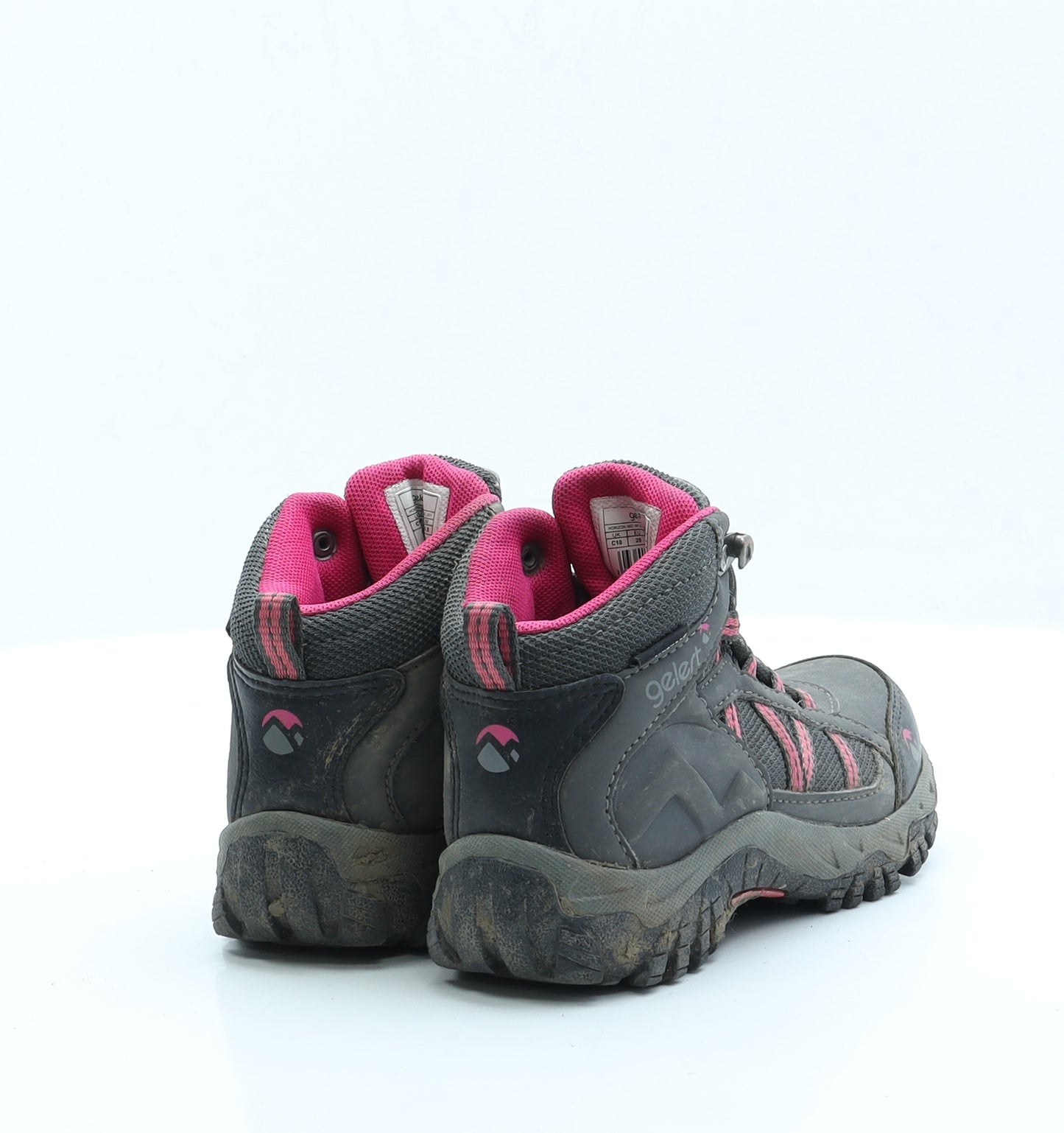 Gelert Girls Grey Polyester Combat Boot UK 10