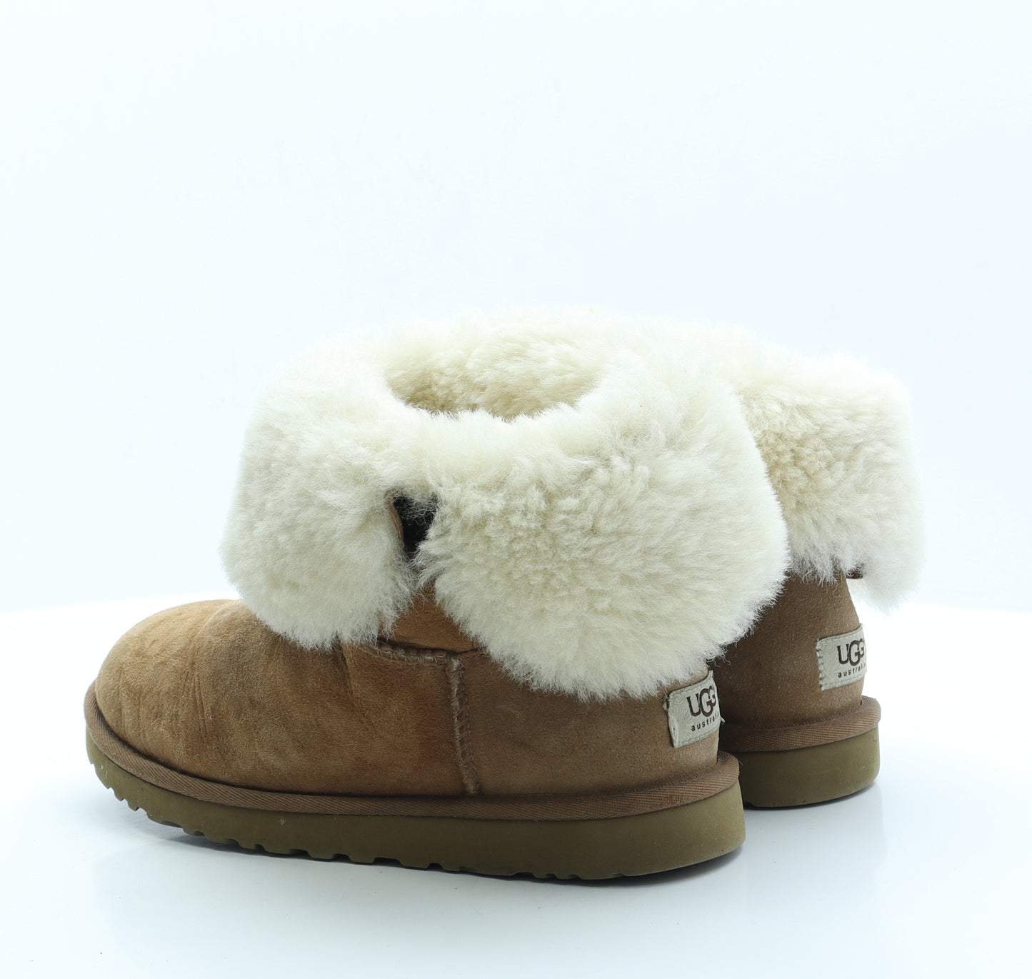 UGG Womens Brown Polyester Shearling Style Boot UK 6.5