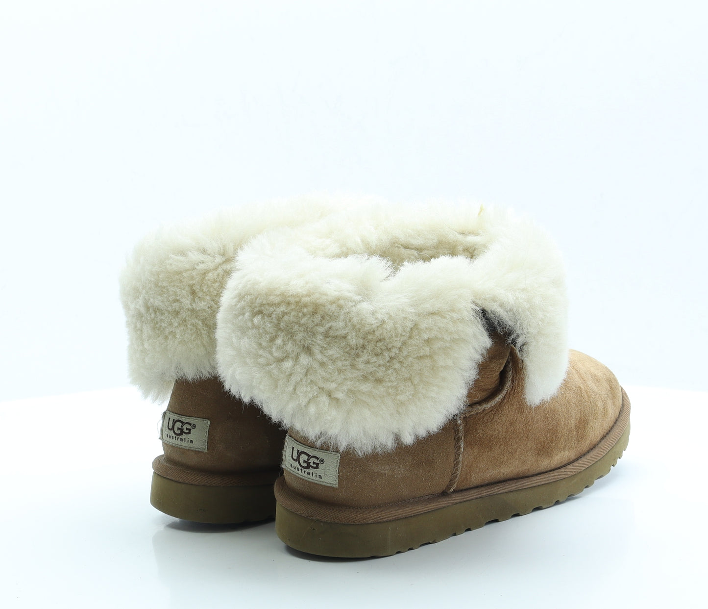 UGG Womens Brown Polyester Shearling Style Boot UK 6.5