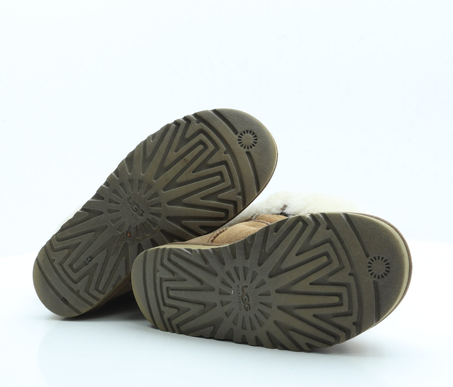 UGG Womens Brown Polyester Shearling Style Boot UK 6.5