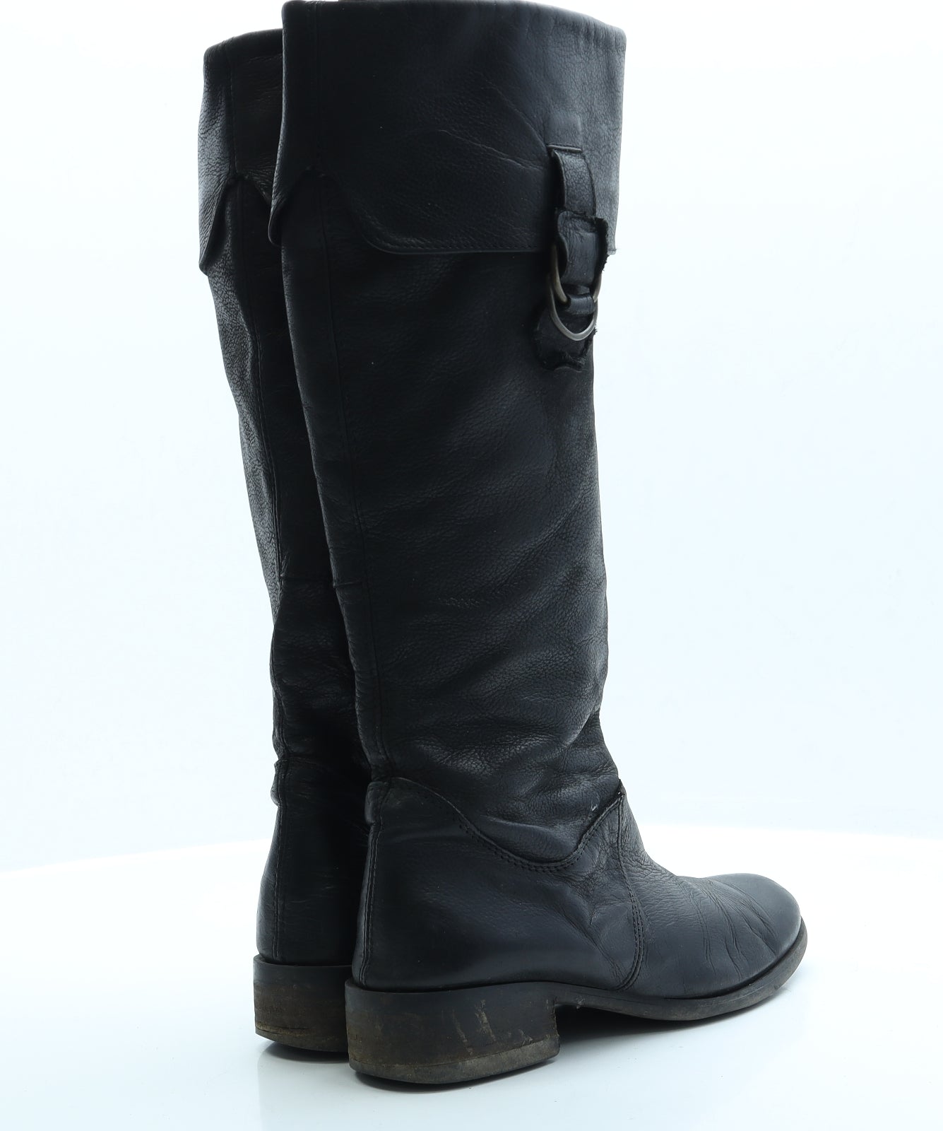 Clarks Womens Black Faux Leather Slip On Boot UK 4