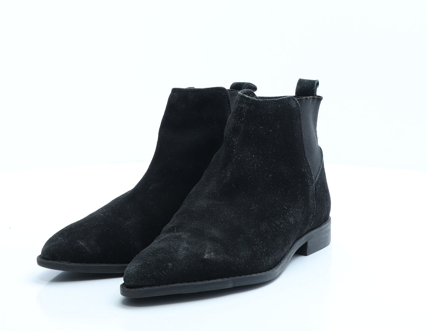 ASOS Womens Black Polyester Bootie Boot UK 5