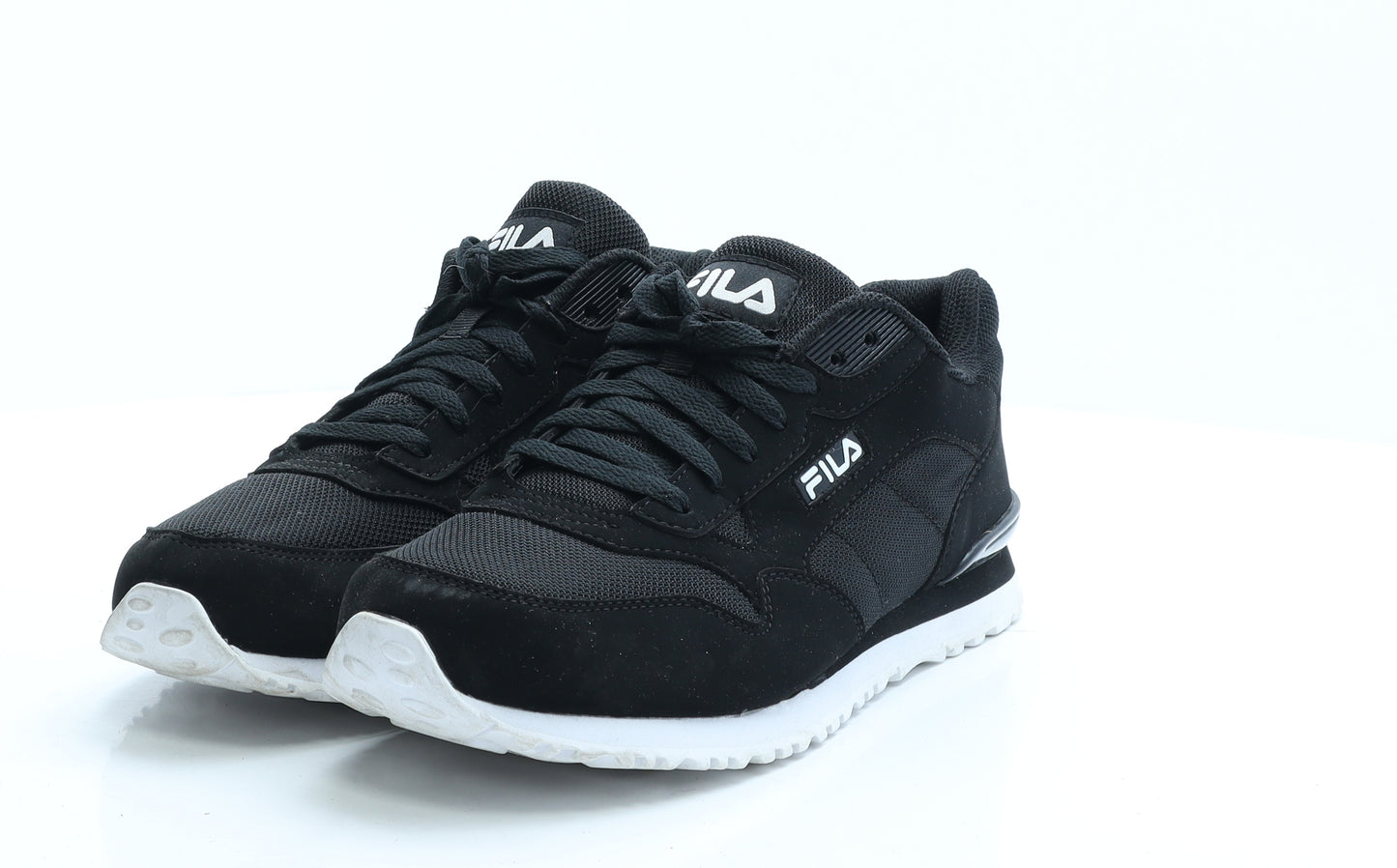 FILA Mens Black Polyester Trainer UK 8 EUR 42