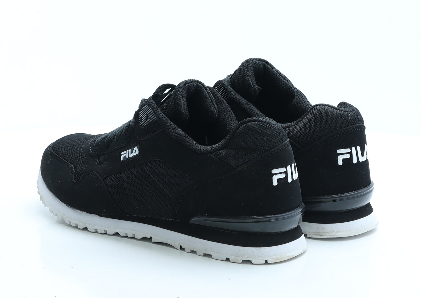 FILA Mens Black Polyester Trainer UK 8 EUR 42