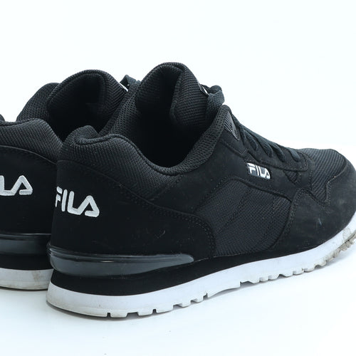FILA Mens Black Polyester Trainer UK 8 EUR 42