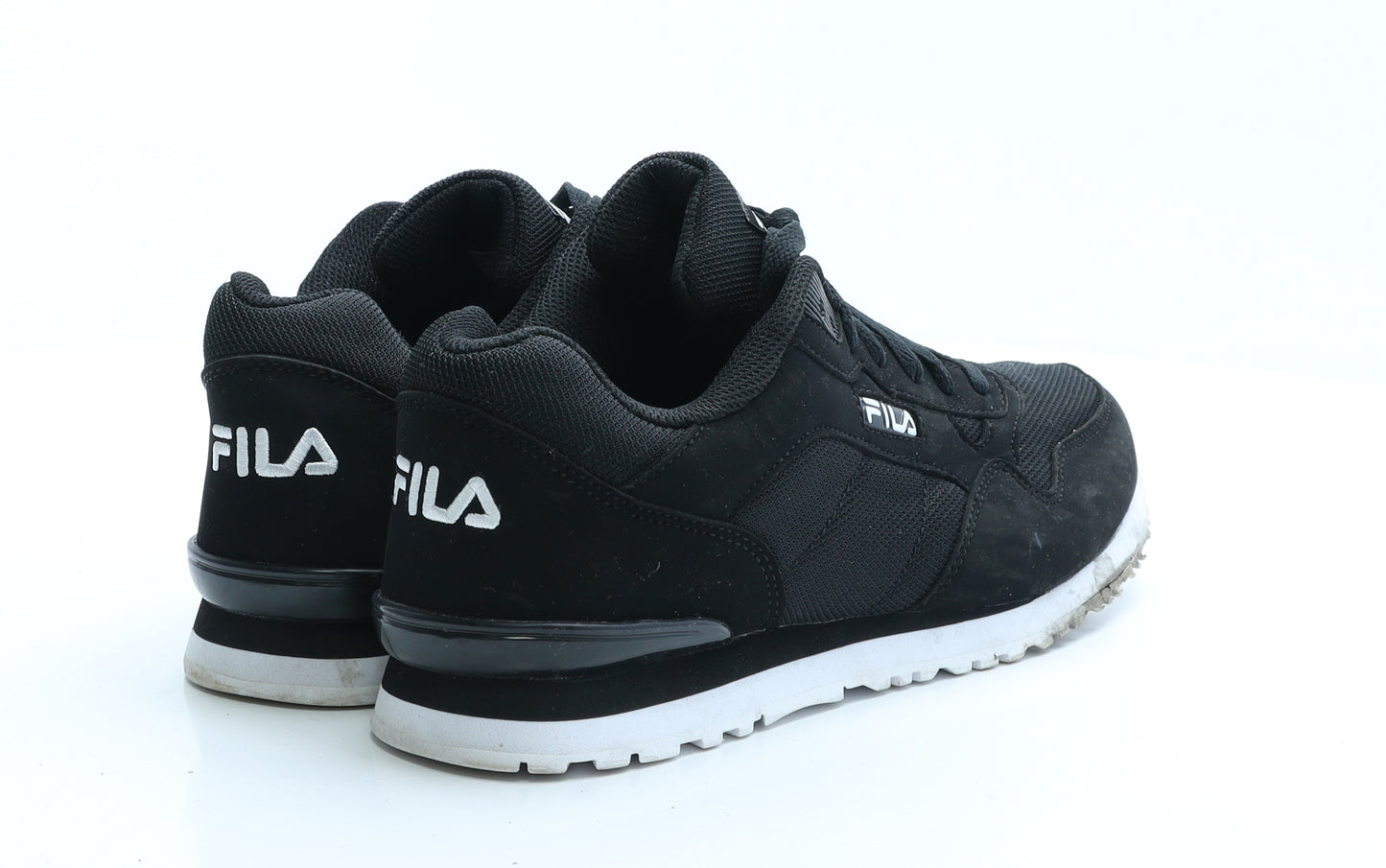 FILA Mens Black Polyester Trainer UK 8 EUR 42