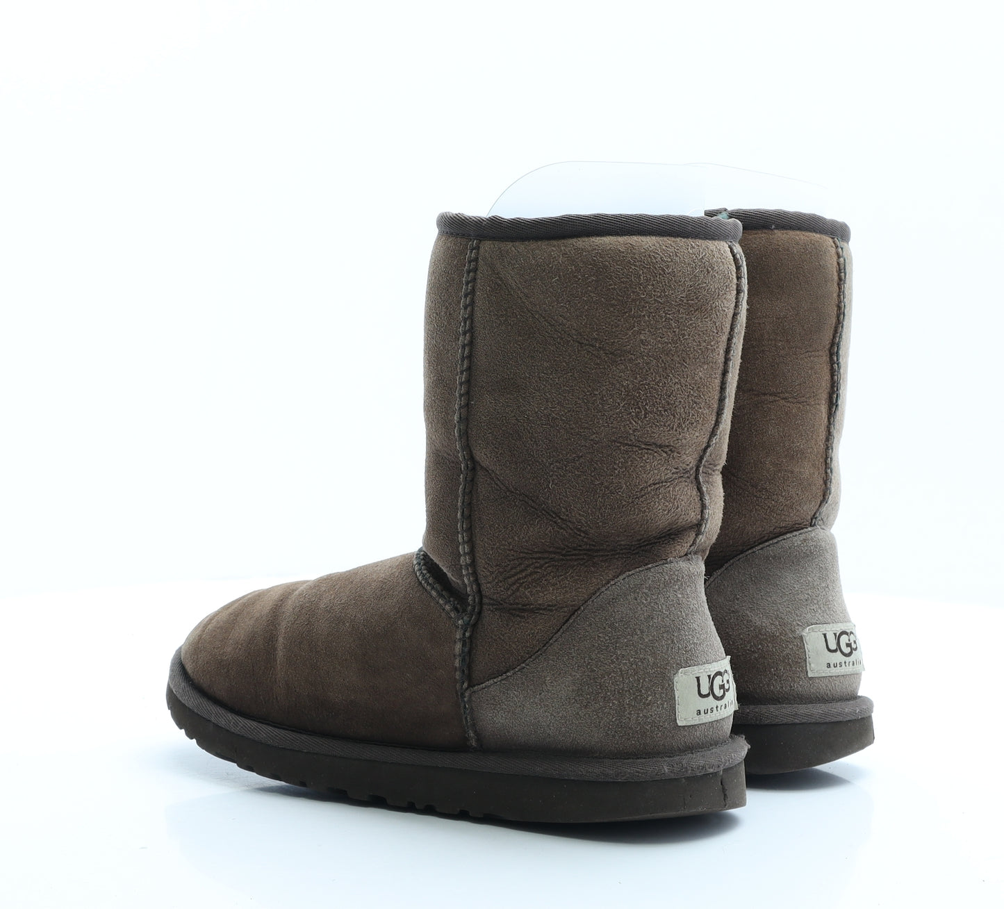 UGG Womens Brown Leather Shearling Style Boot UK 6 EUR 39