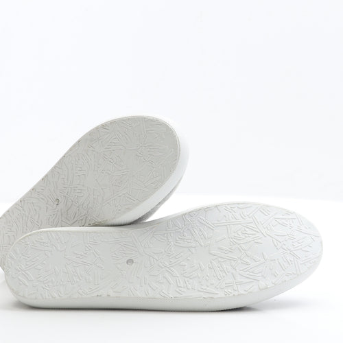 Primark Womens Grey Fabric Flat UK 6 EUR 39