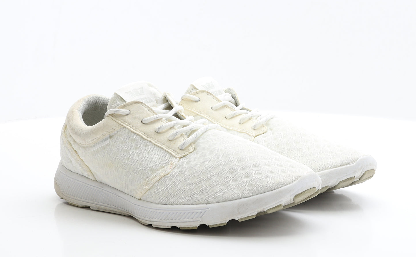 SUPRA Mens White Polyester Trainer UK 10 EUR 45