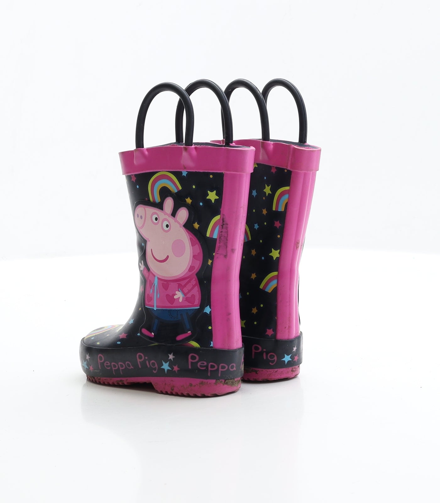 Peppa Pig Girls Multicoloured Rubber Wellies Boot UK 3