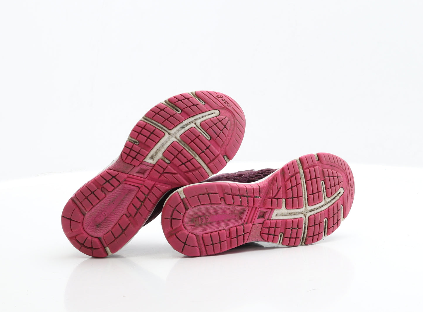ASICS Girls Purple Polyester Trainer UK 9 EUR 27
