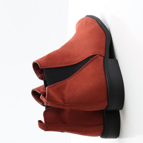 Primark Womens Brown Faux Suede Chelsea Boot UK 5 EUR 38