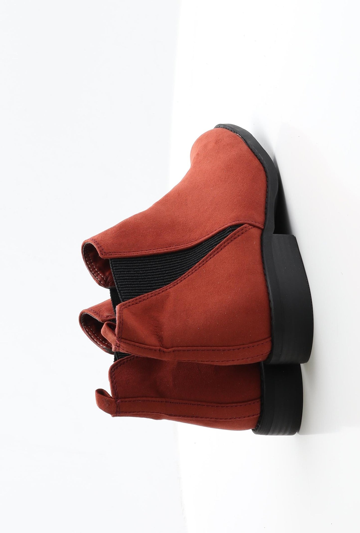 Primark Womens Brown Faux Suede Chelsea Boot UK 5 EUR 38