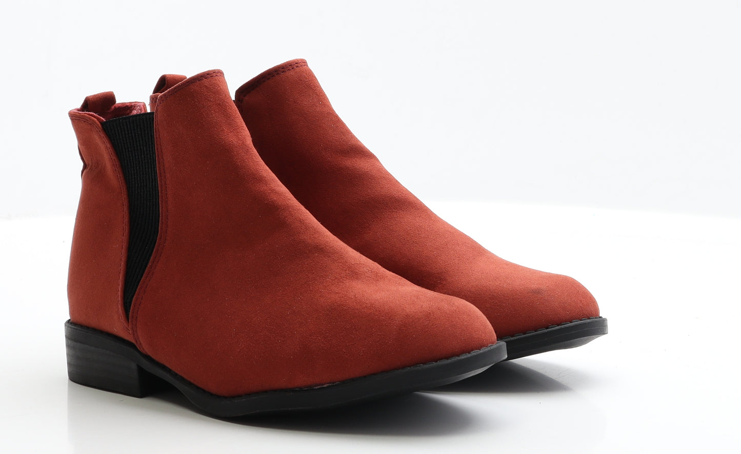 Primark Womens Brown Faux Suede Chelsea Boot UK 5 EUR 38