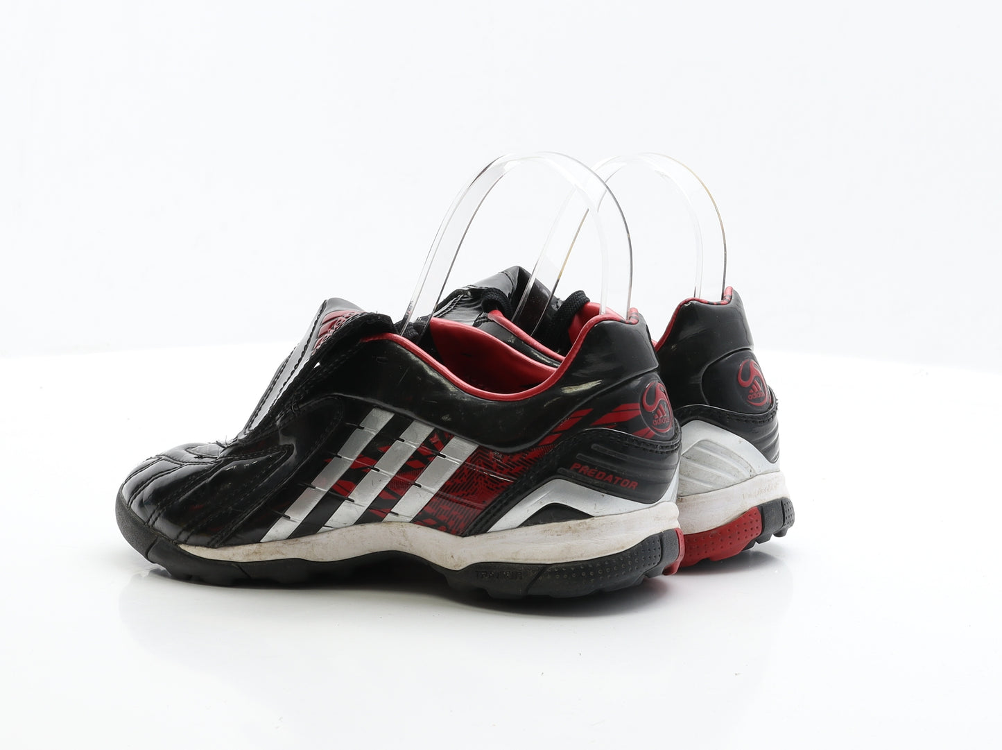 adidas Boys Black Polyester Trainer UK 4 - Predator Champions League