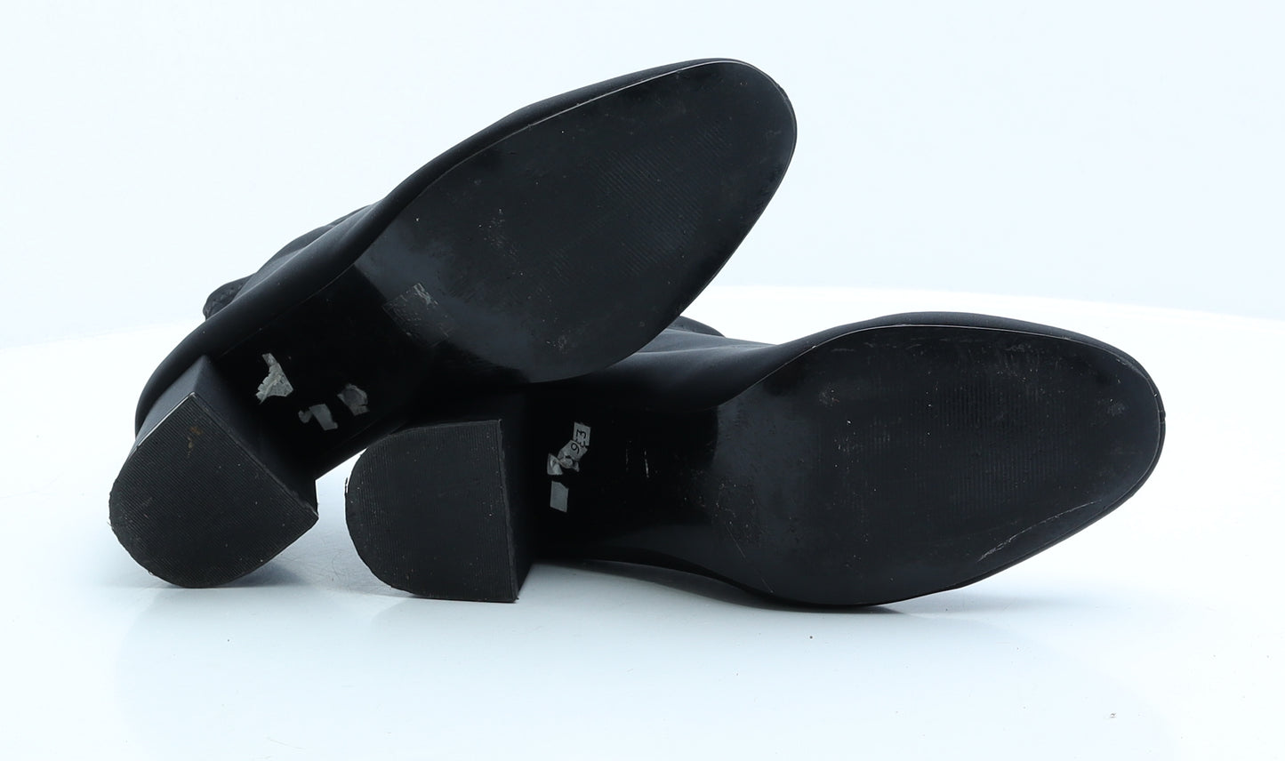 Topshop Womens Black Polyester Sock Boot UK 7 EUR 40