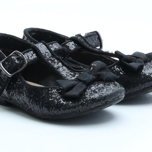 Primark Girls Black Polyester Ballet Flat UK 6 EUR 23