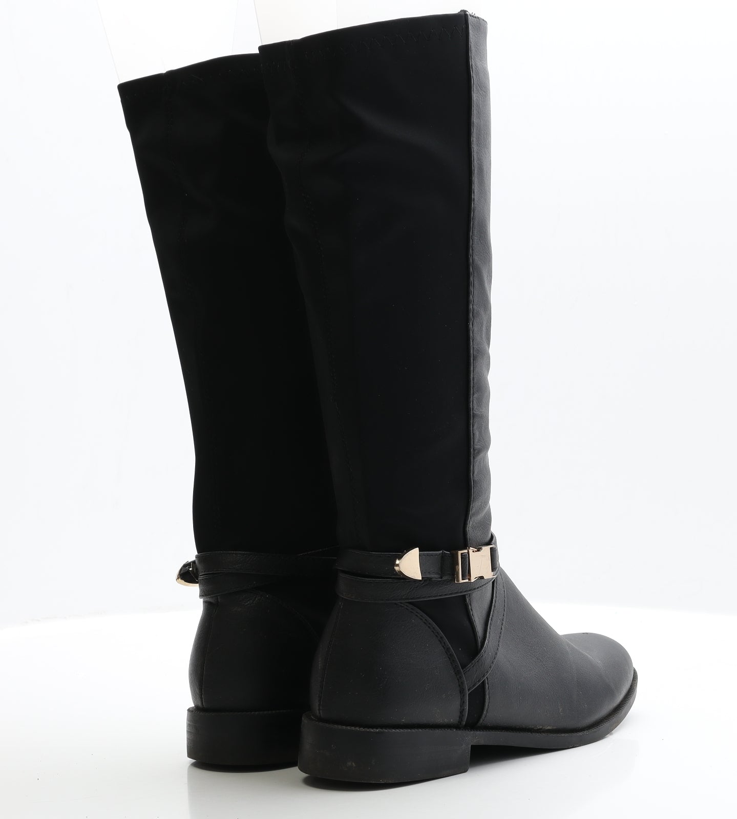 Graceland Womens Black Faux Leather Bootie Boot UK 5 EUR 38