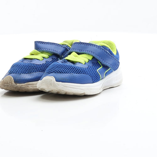 George Boys Blue Polyester Trainer UK 4 EUR 21