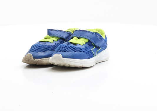 George Boys Blue Polyester Trainer UK 4 EUR 21