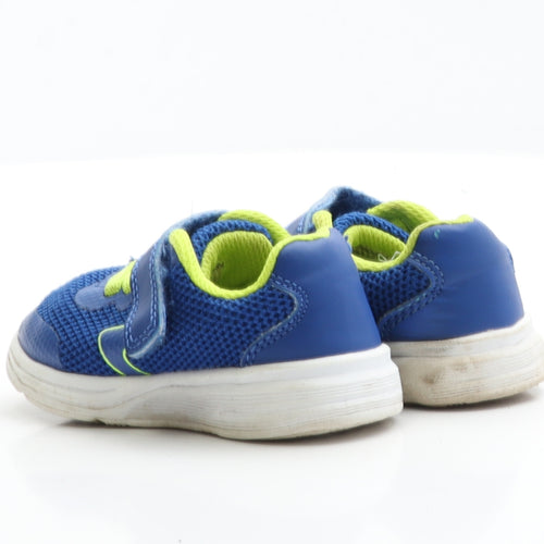 George Boys Blue Polyester Trainer UK 4 EUR 21