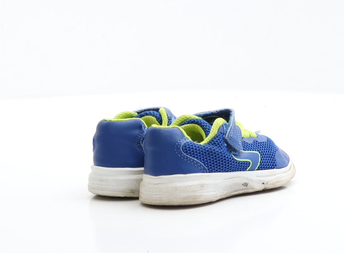 George Boys Blue Polyester Trainer UK 4 EUR 21