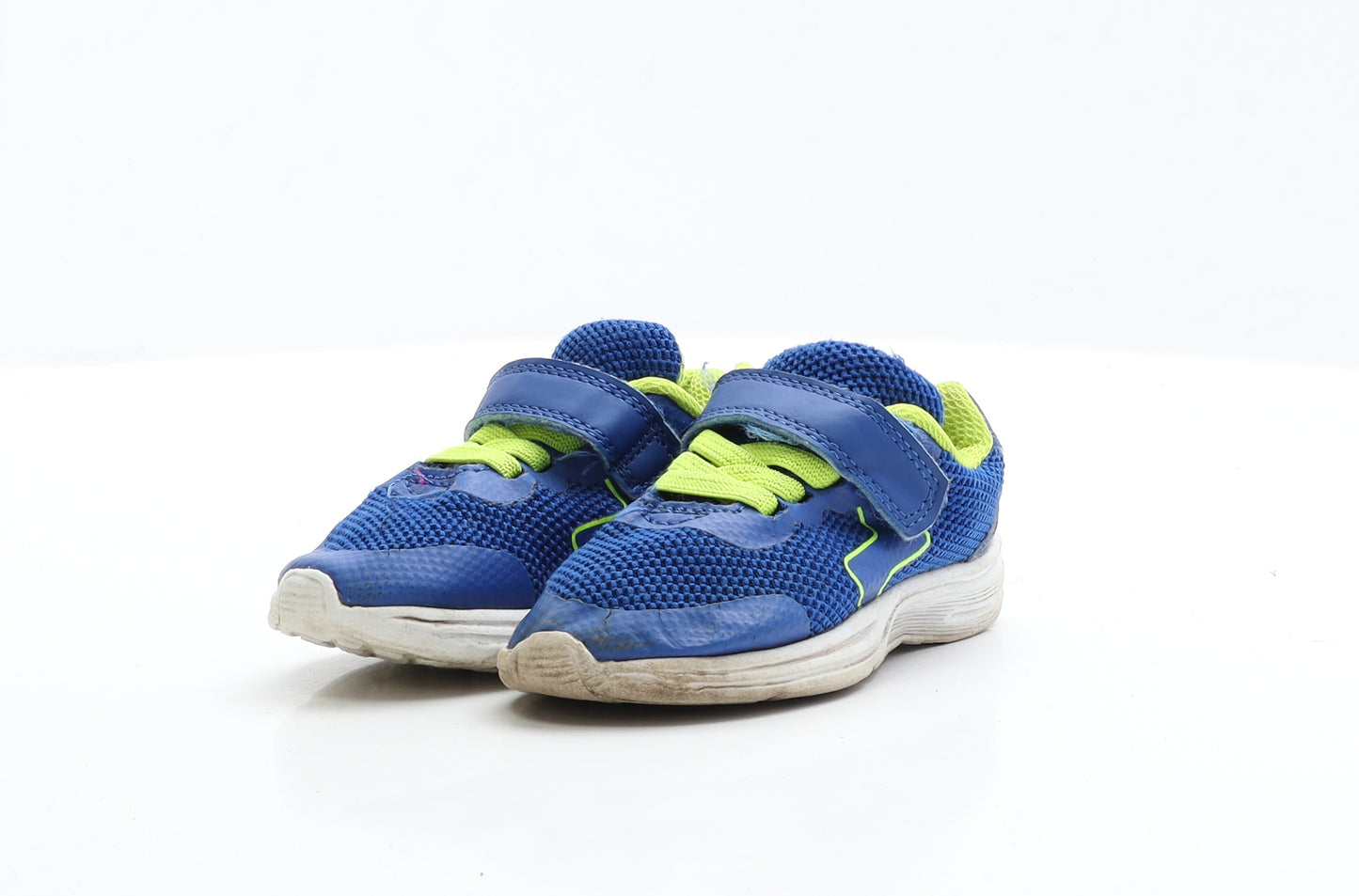 George Boys Blue Polyester Trainer UK 5 EUR 22 - Lace up