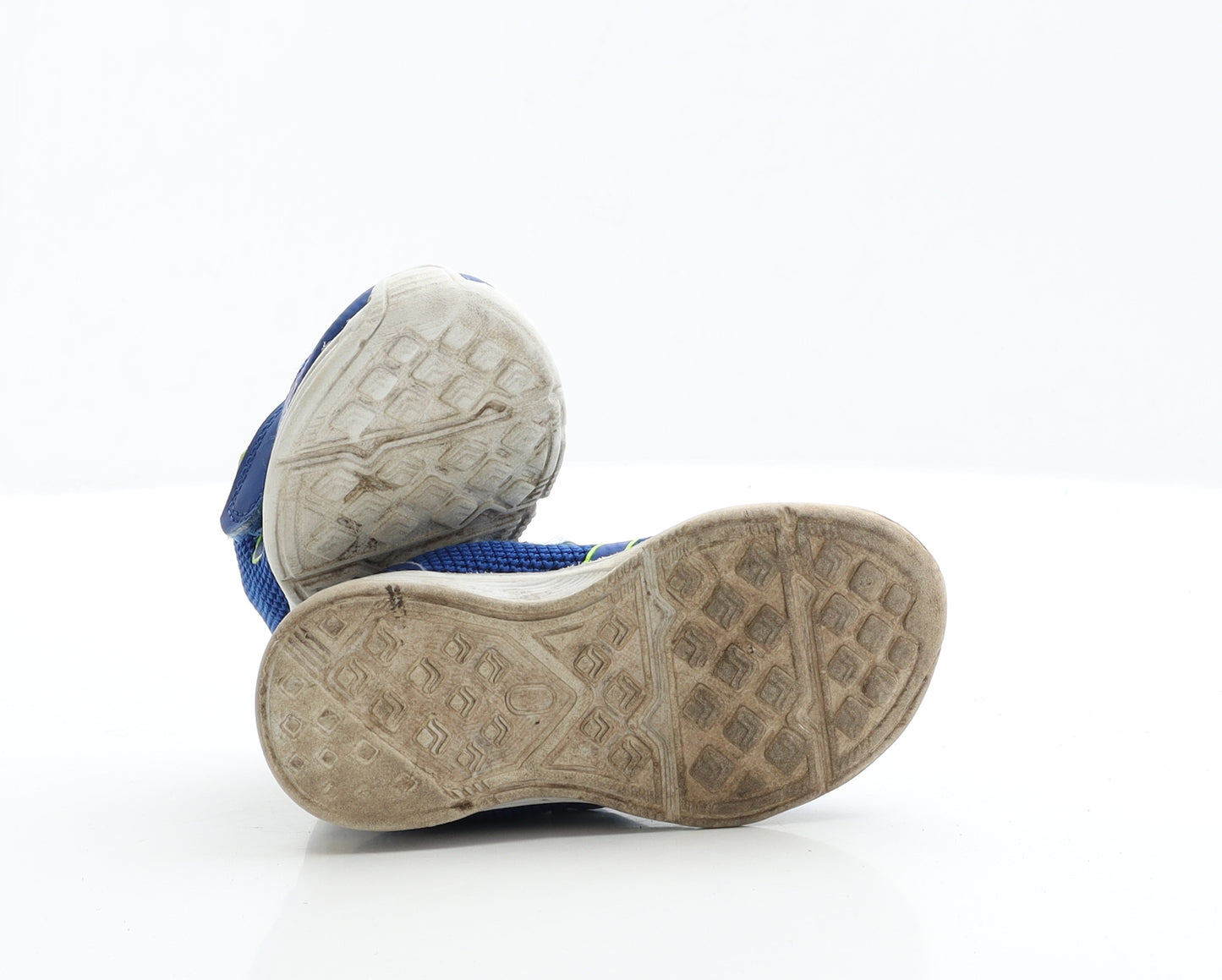 George Boys Blue Polyester Trainer UK 5 EUR 22 - Lace up