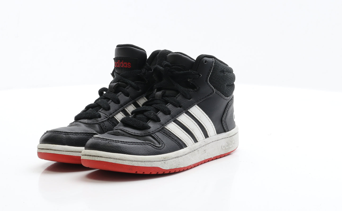 adidas Boys Black Polyester Trainer UK 11