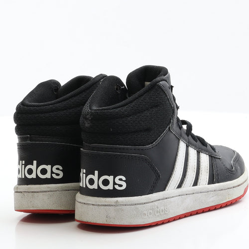 adidas Boys Black Polyester Trainer UK 11