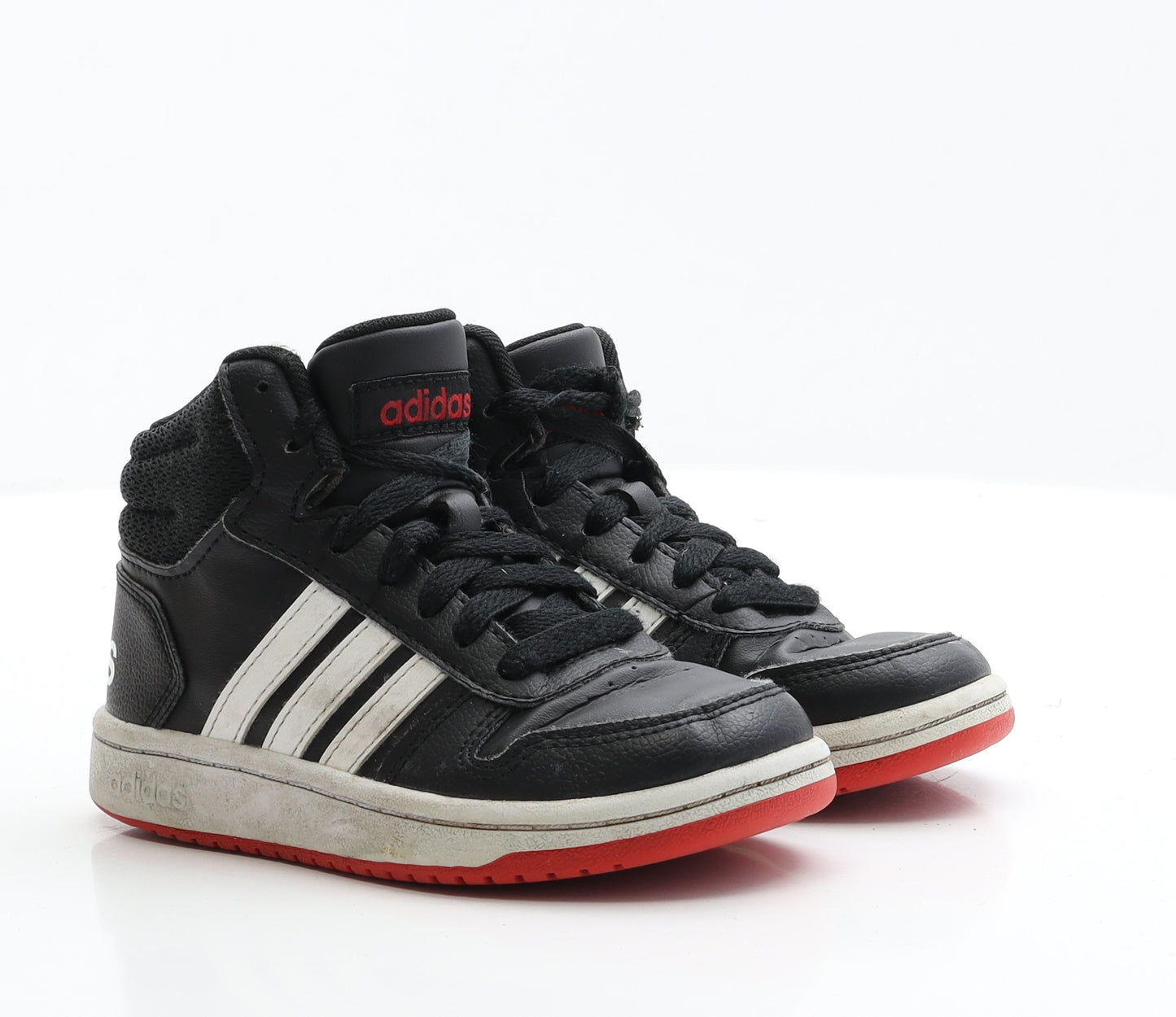 adidas Boys Black Polyester Trainer UK 11