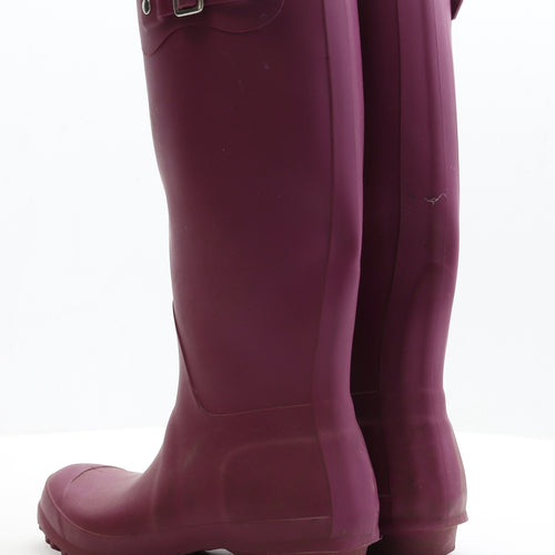 Cotswold Womens Purple Rubber Wellies Boot UK 6 EUR 39