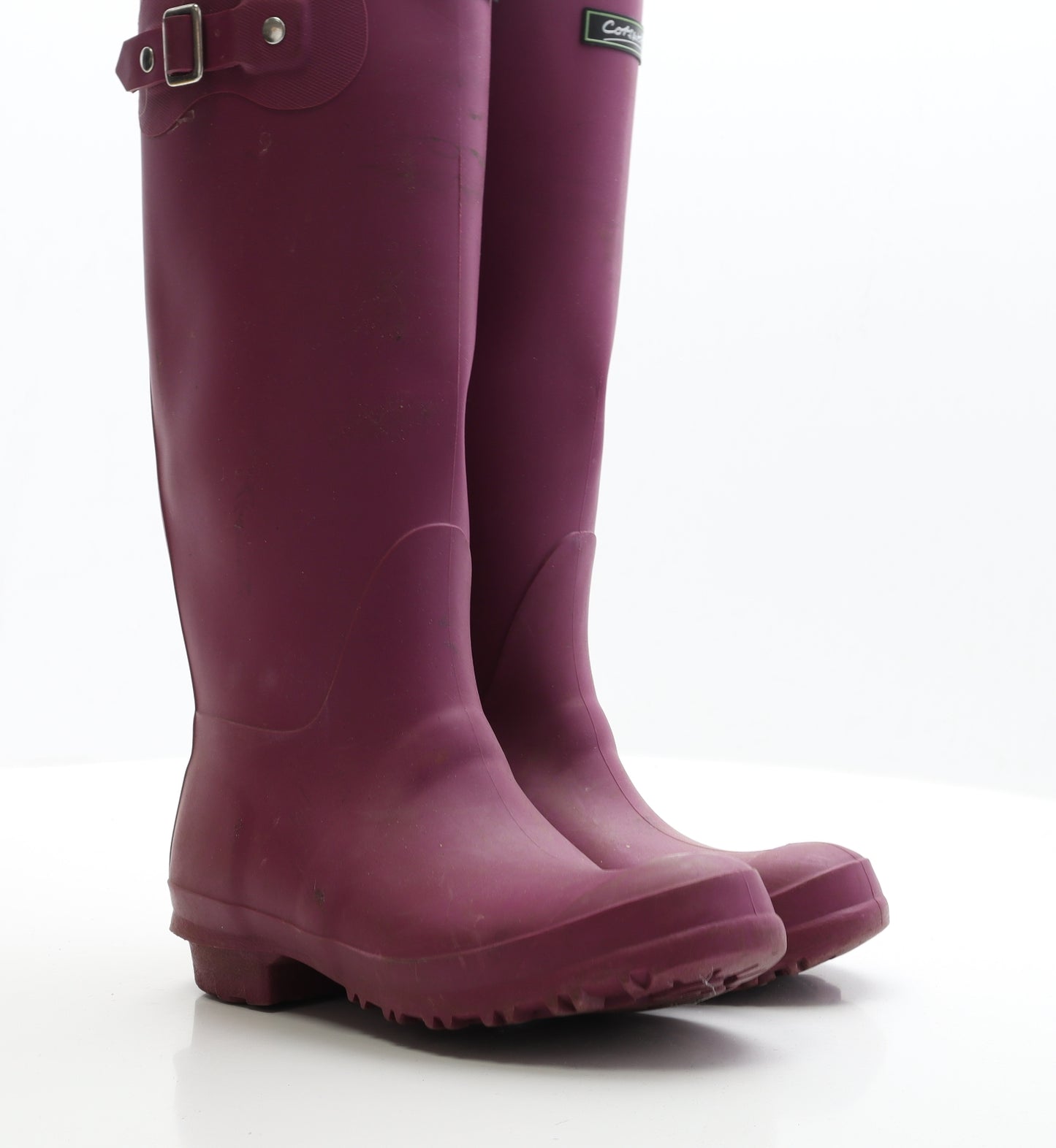 Cotswold Womens Purple Rubber Wellies Boot UK 6 EUR 39