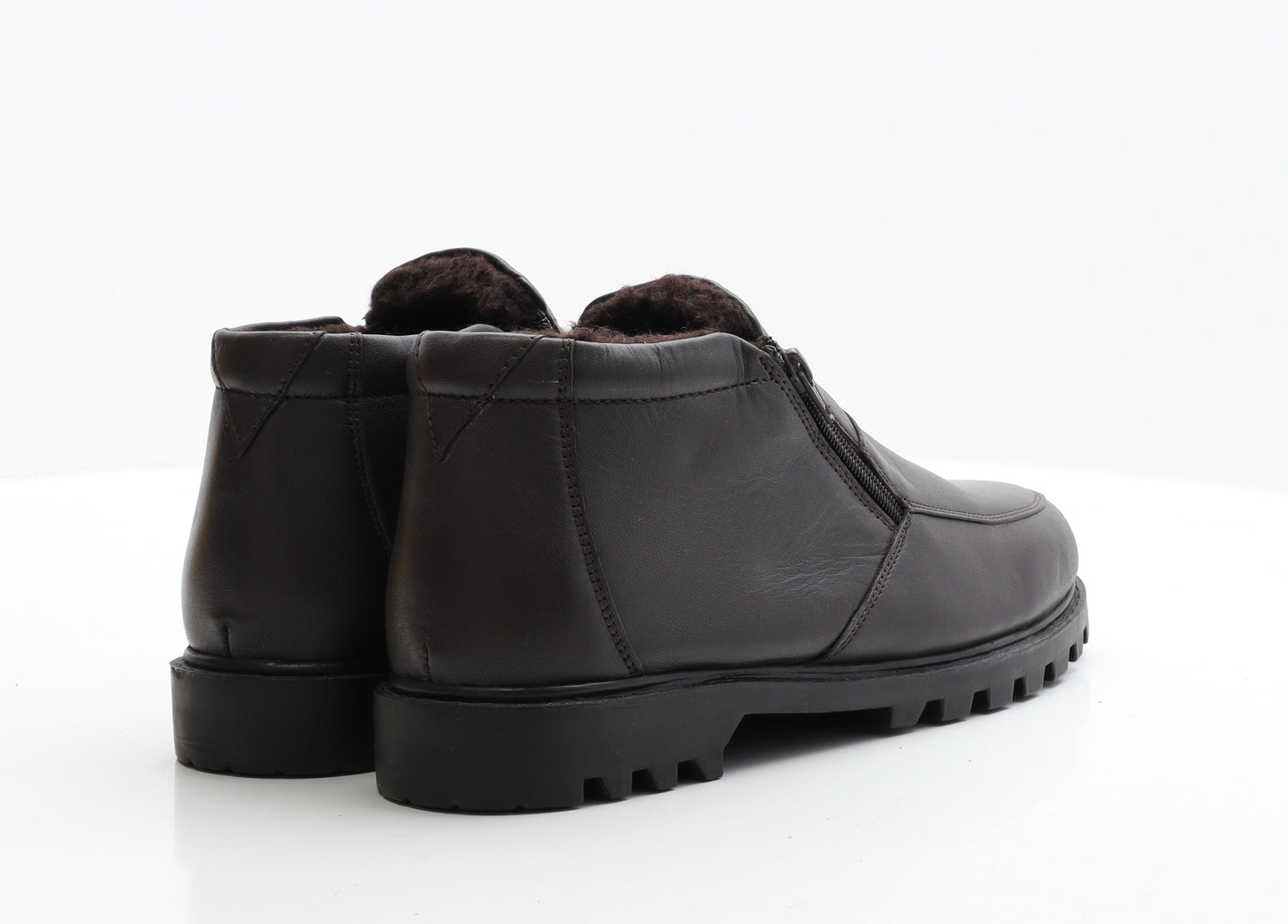 Chums Mens Brown Leather Bootie Boot UK 9