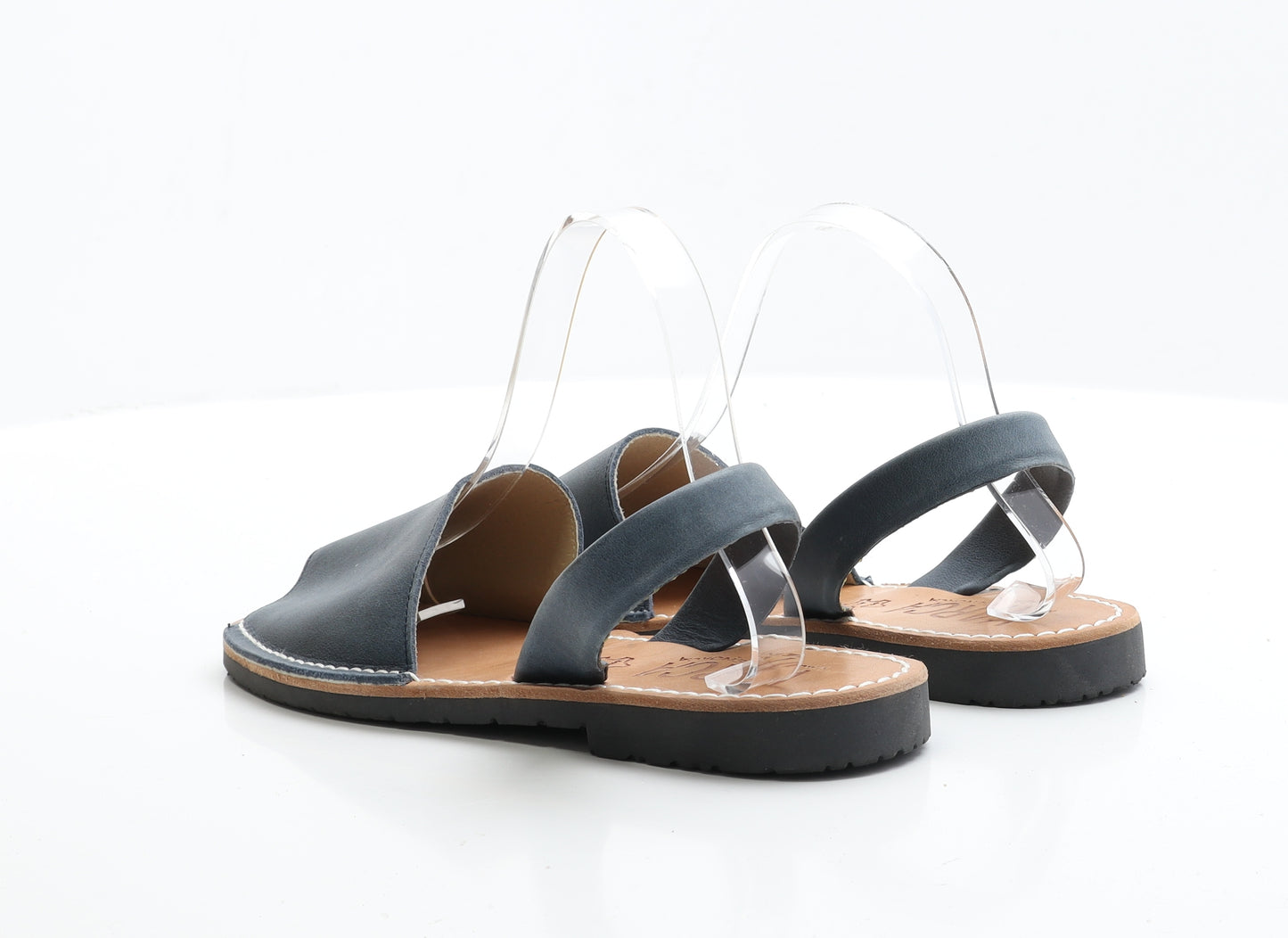 Varca Womens Blue Leather Slingback Sandal UK 7 EUR 40