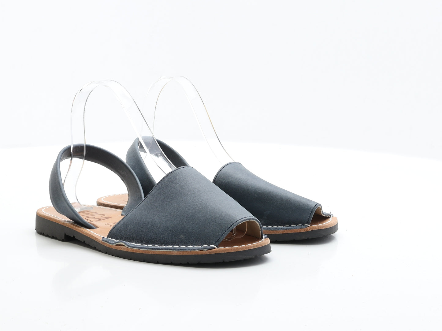 Varca Womens Blue Leather Slingback Sandal UK 7 EUR 40