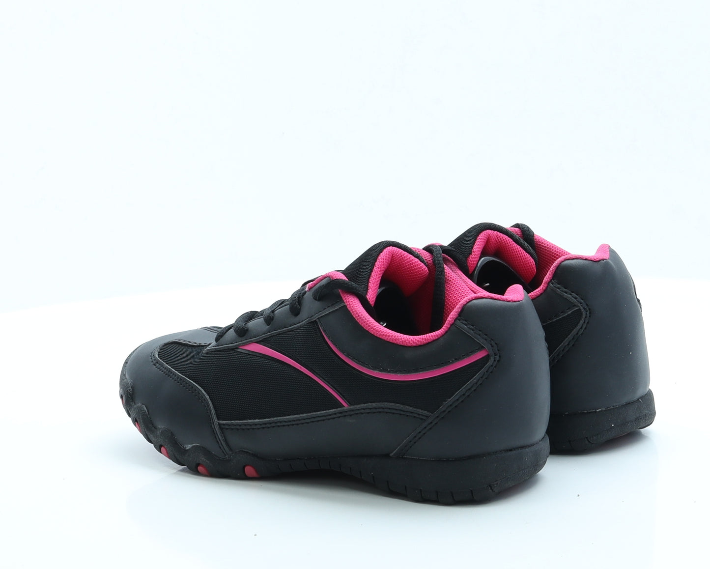 F&F Womens Black Polyester Trainer UK 4 EUR 36